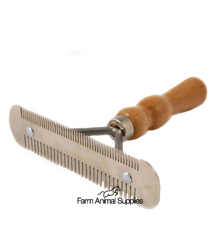 Curry Comb (Double Sided) Cattle Sheep Hair Wool Farm