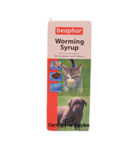 Beaphar Worming Syrup for Puppies and Kittens - 85g