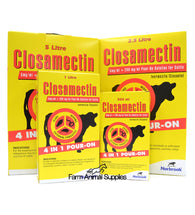 Closamectin Pour-On Cattle (Meat withdrawal now 58 days)