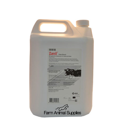 Zanil Fluke Drench for Cattle and Sheep - 5L